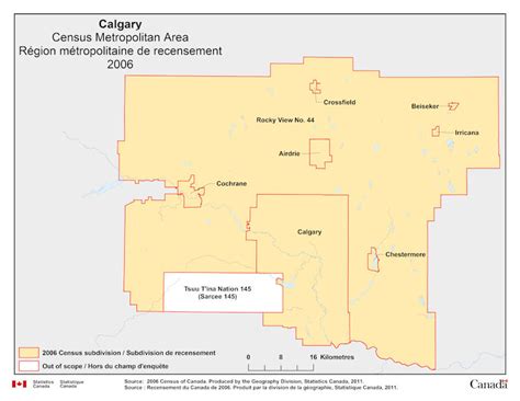 census metropolitan areas calgary